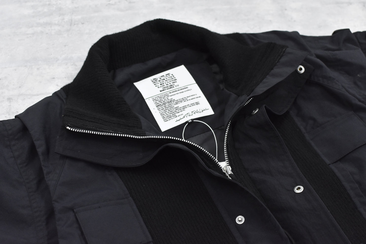 elephant TRIBAL fabrics / Hybrid Mountain JKT - BLACK