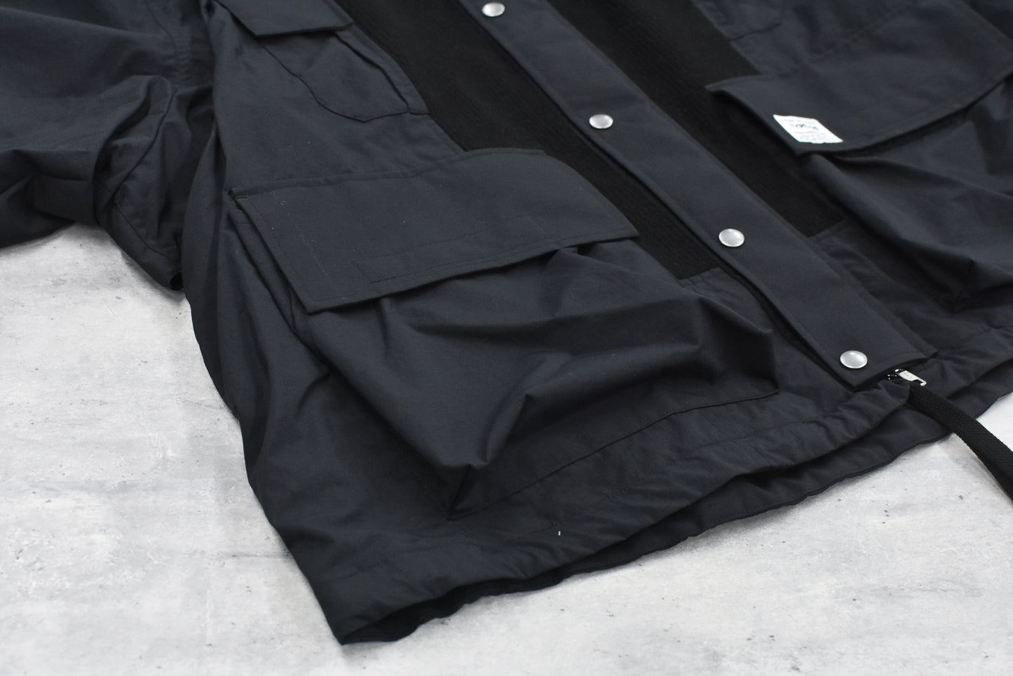 elephant TRIBAL fabrics / Hybrid Mountain JKT - BLACK