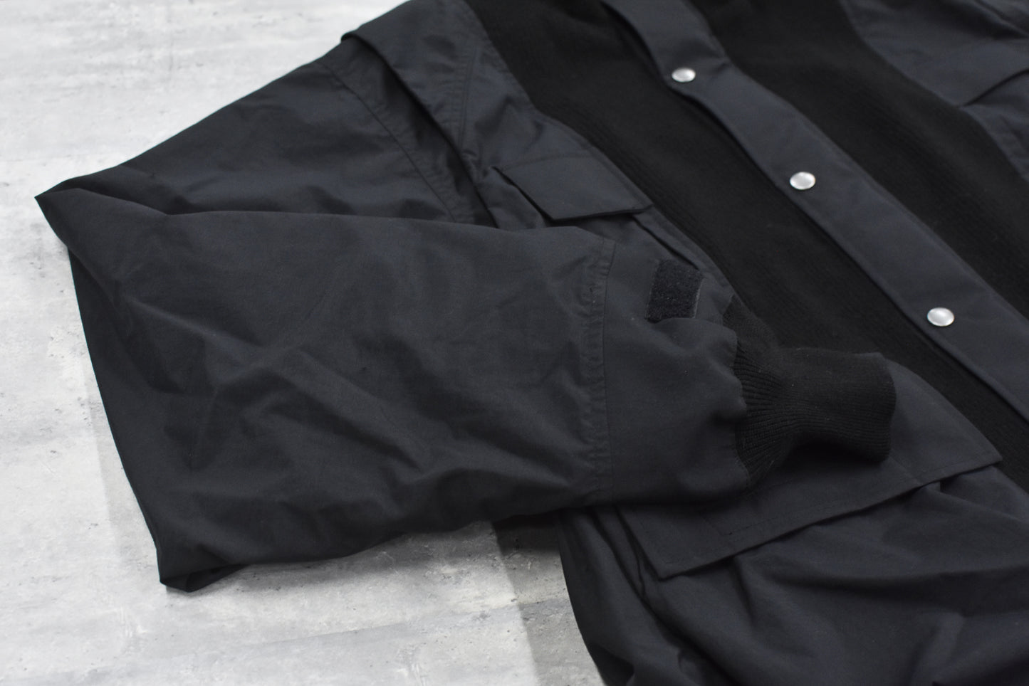 elephant TRIBAL fabrics / Hybrid Mountain JKT - BLACK