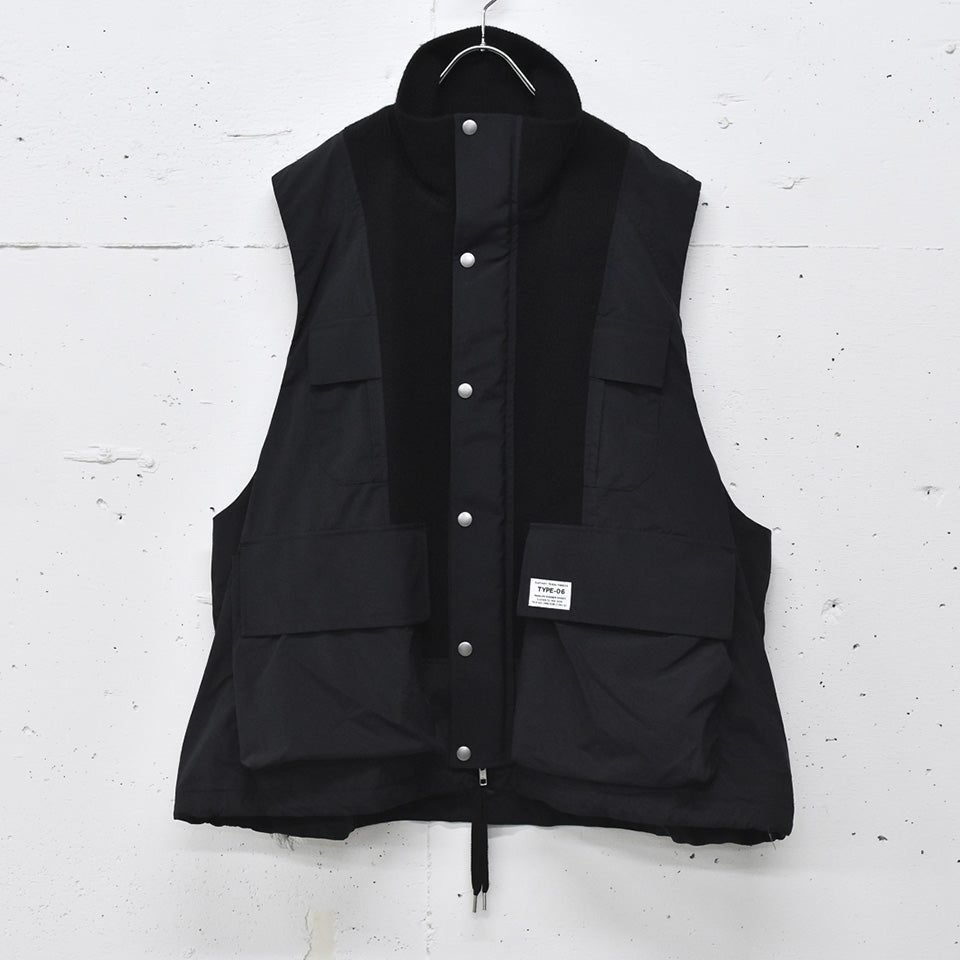 elephant TRIBAL fabrics / Hybrid Mountain JKT - BLACK