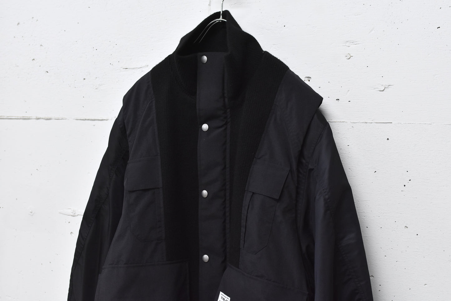 elephant TRIBAL fabrics / Hybrid Mountain JKT - BLACK