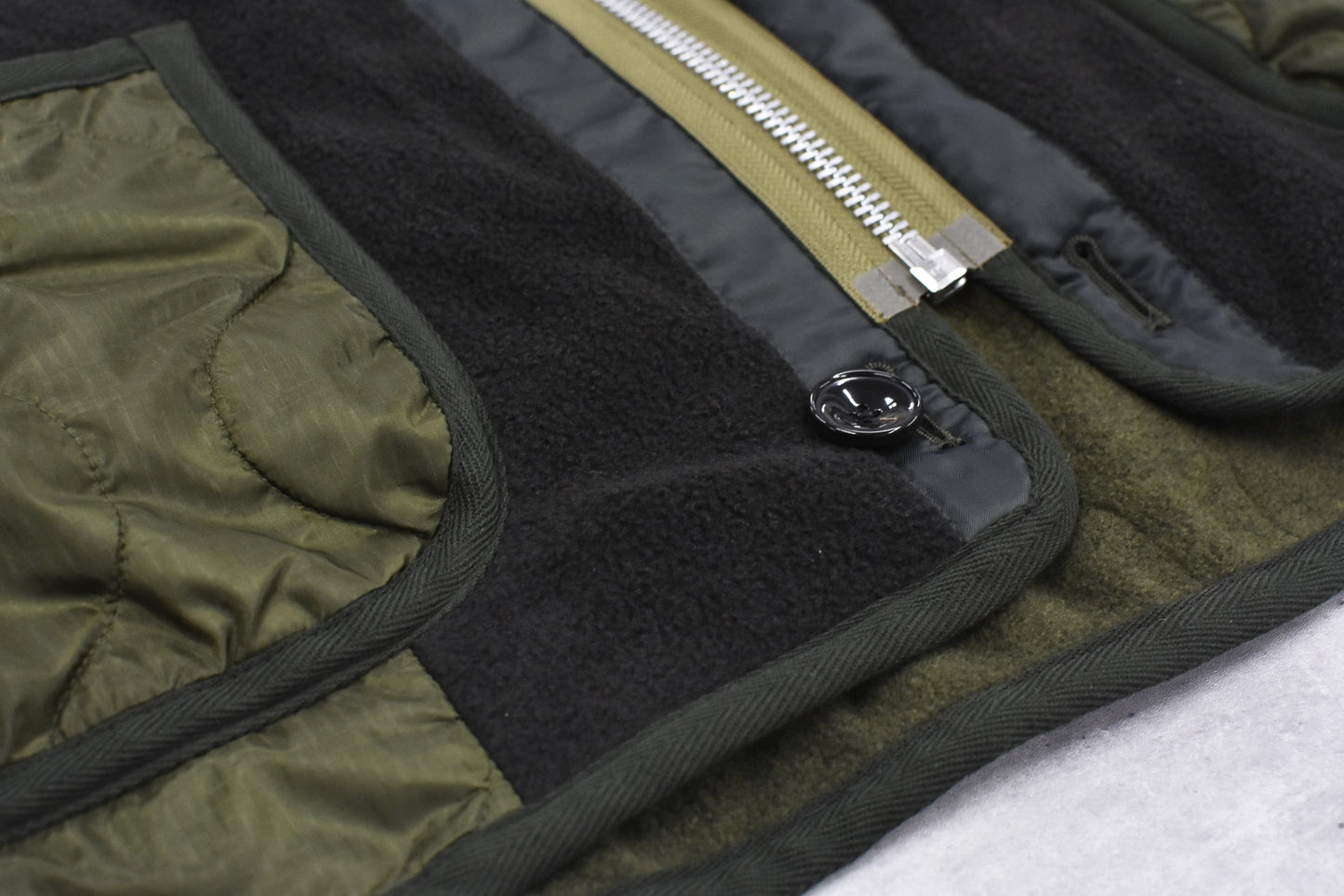 elephant TRIBAL fabrics / Hybrid Quilting Liner - KHAKI