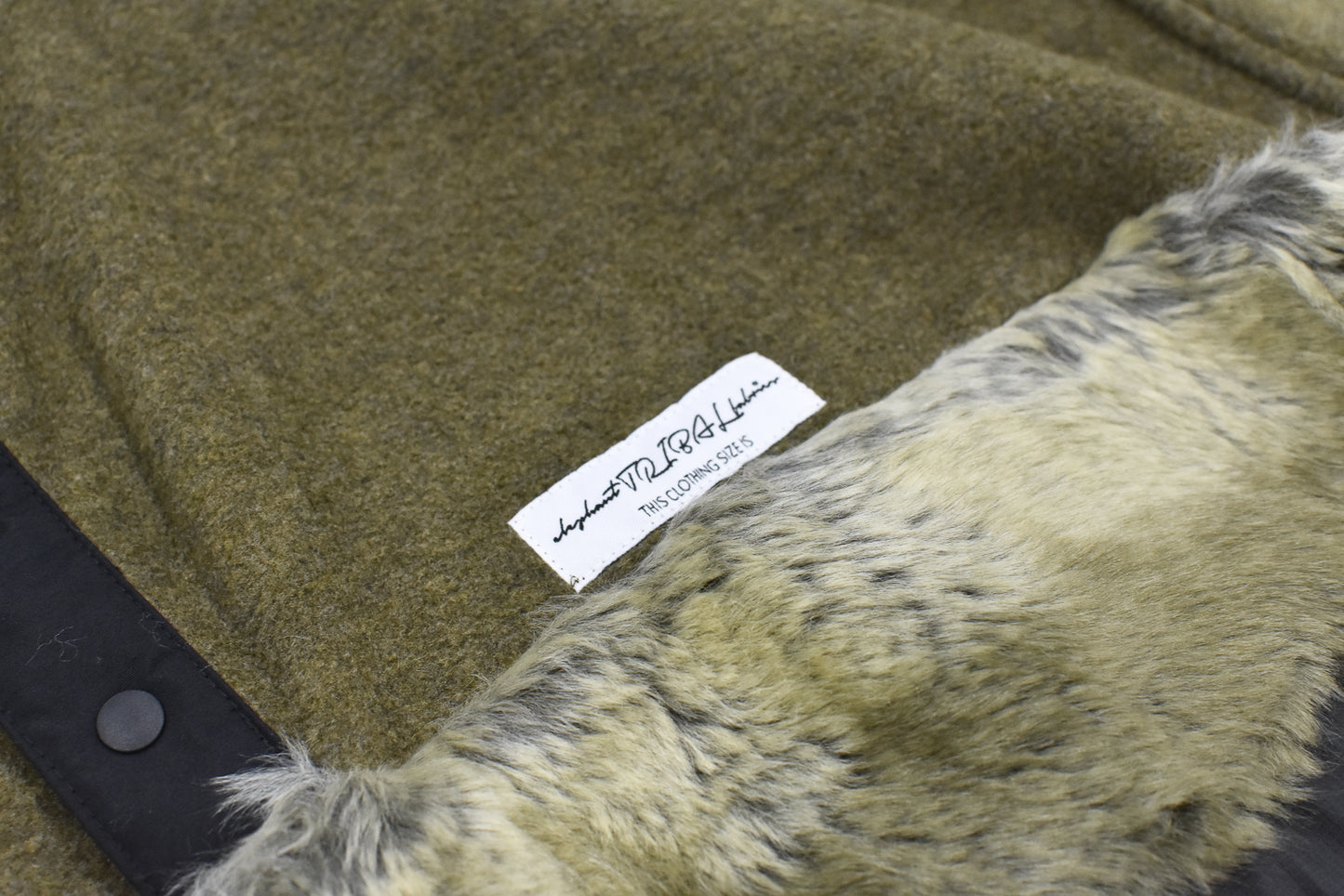 elephant TRIBAL fabrics / chaos boa blouson - KHAKI