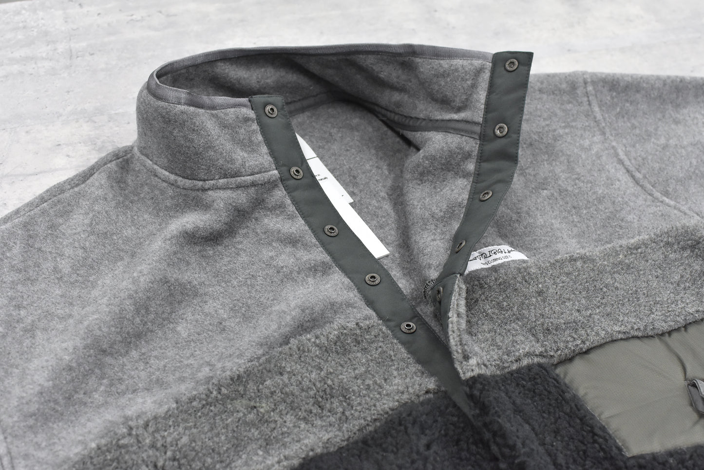 elephant TRIBAL fabrics / chaos boa blouson - GRAY