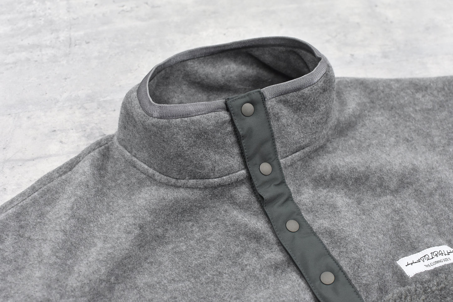 elephant TRIBAL fabrics / chaos boa blouson - GRAY