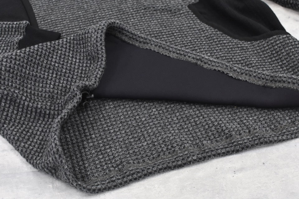 elephant TRIBAL fabrics / Hunting Thermal - GREY BLACK