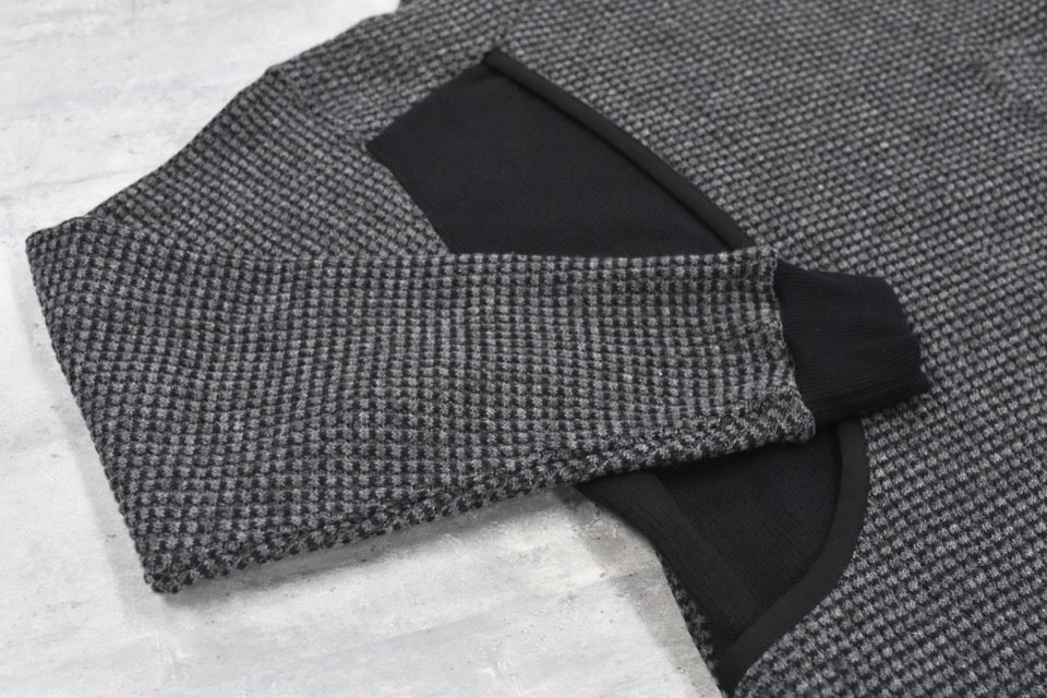 elephant TRIBAL fabrics / Hunting Thermal - GREY BLACK