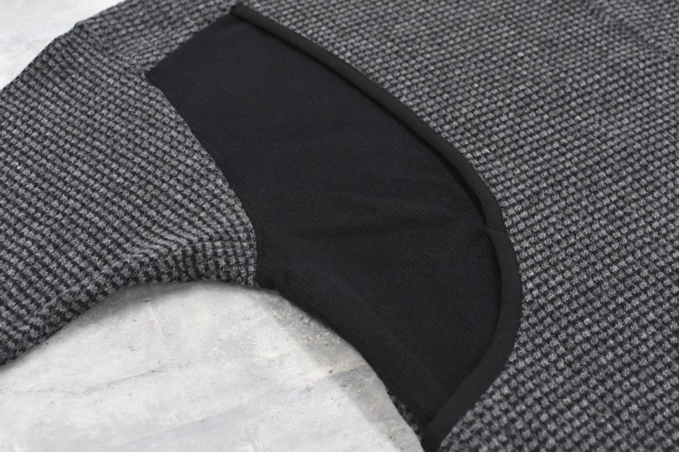elephant TRIBAL fabrics / Hunting Thermal - GREY BLACK