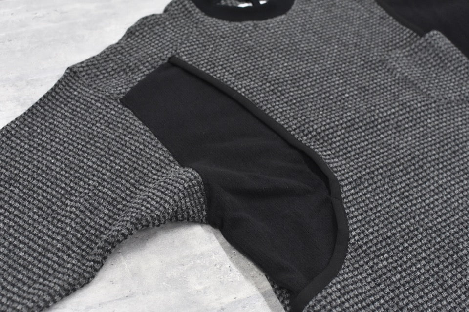 elephant TRIBAL fabrics / Hunting Thermal - GREY BLACK