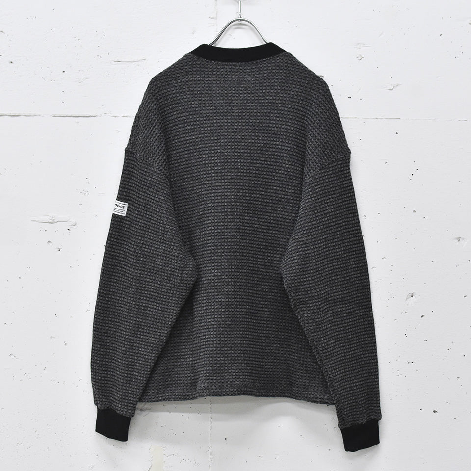 elephant TRIBAL fabrics / Hunting Thermal - GREY BLACK