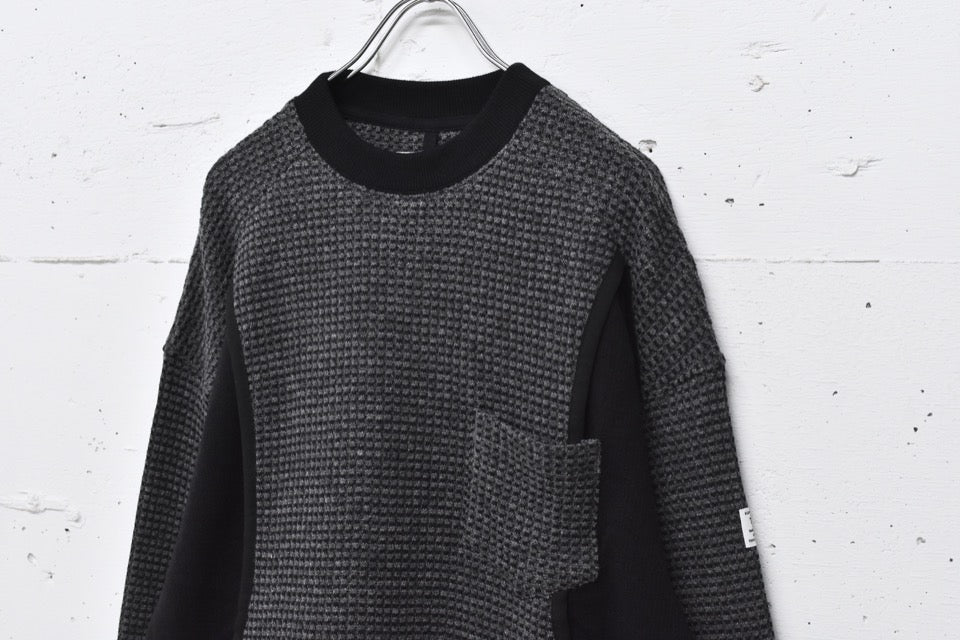 elephant TRIBAL fabrics / Hunting Thermal - GREY BLACK