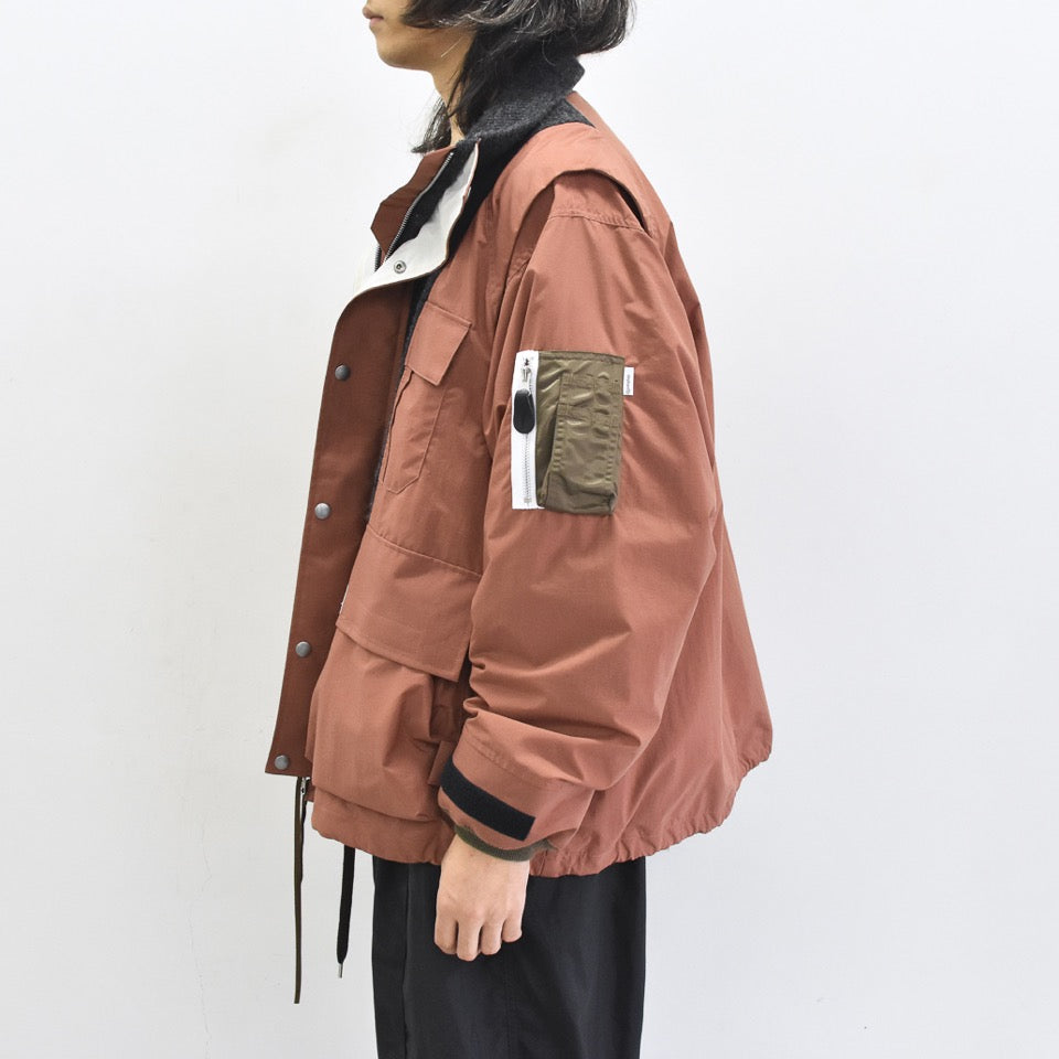 elephant TRIBAL fabrics / Hybrid Mountain JKT - MARSH ROSE