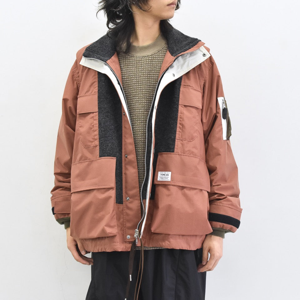 elephant TRIBAL fabrics / Hybrid Mountain JKT - MARSH ROSE