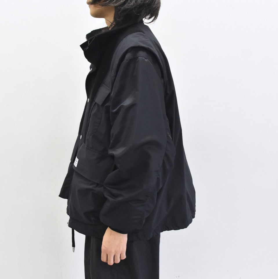 elephant TRIBAL fabrics / Hybrid Mountain JKT - BLACK