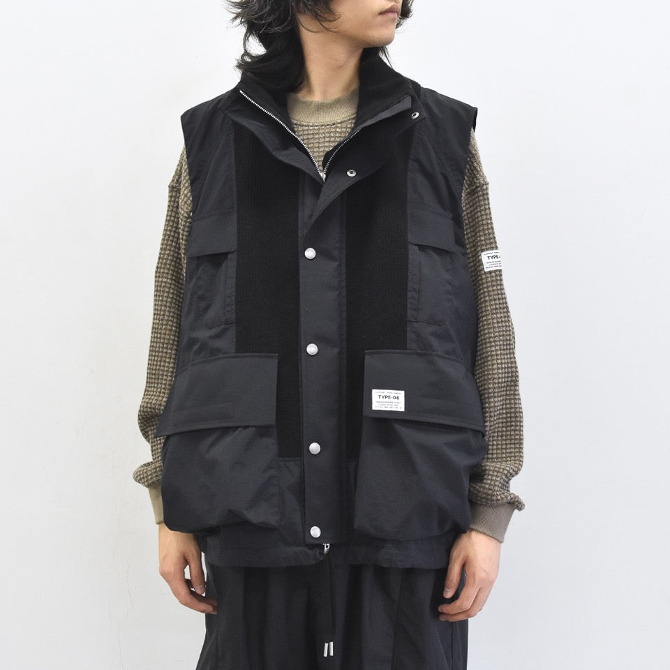 elephant TRIBAL fabrics / Hybrid Mountain JKT - BLACK