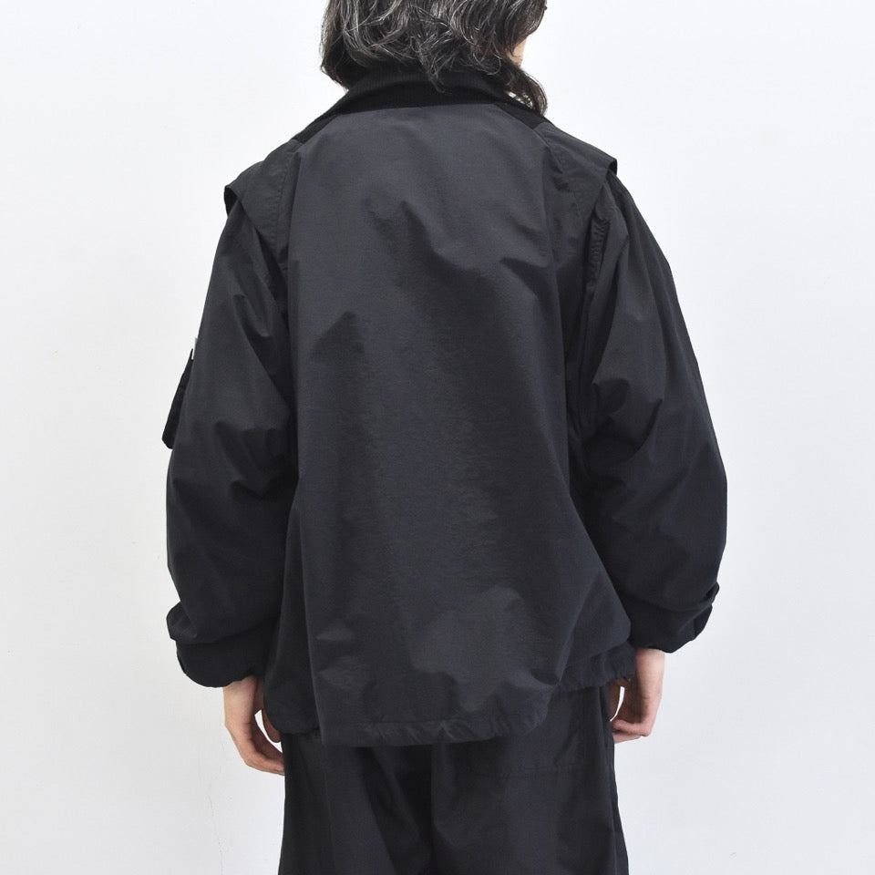 elephant TRIBAL fabrics / Hybrid Mountain JKT - BLACK