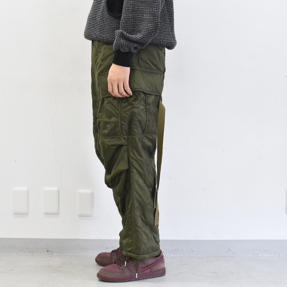elephant TRIBAL fabrics / Cut Off Quilting Cargo Pants - KHAKI