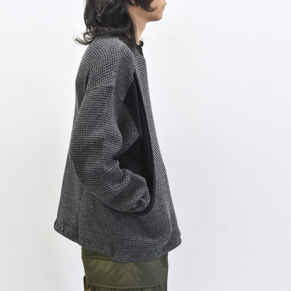 elephant TRIBAL fabrics / Hunting Thermal - GREY BLACK