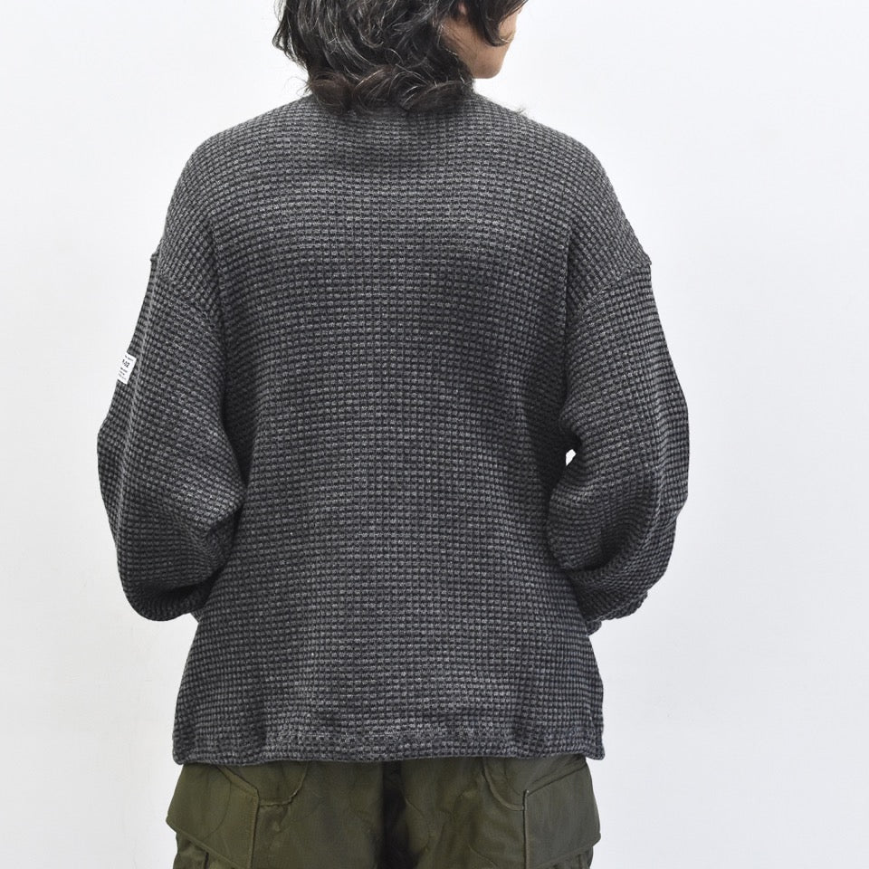 elephant TRIBAL fabrics / Hunting Thermal - GREY BLACK