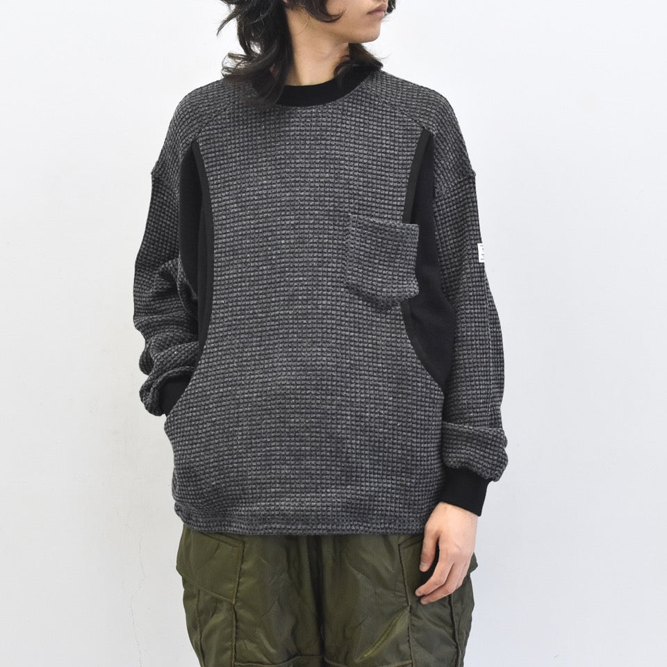 elephant TRIBAL fabrics / Hunting Thermal - GREY BLACK