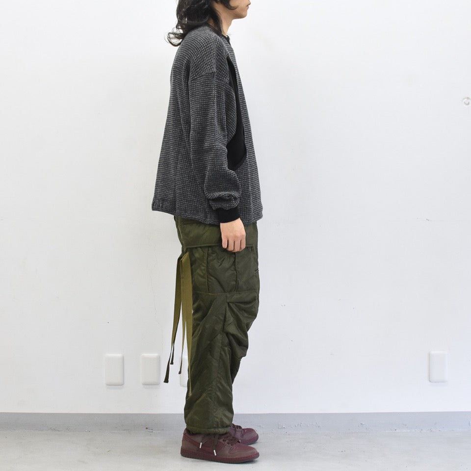 elephant TRIBAL fabrics / Hunting Thermal - GREY BLACK