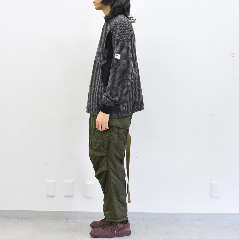 elephant TRIBAL fabrics / Cut Off Quilting Cargo Pants - KHAKI