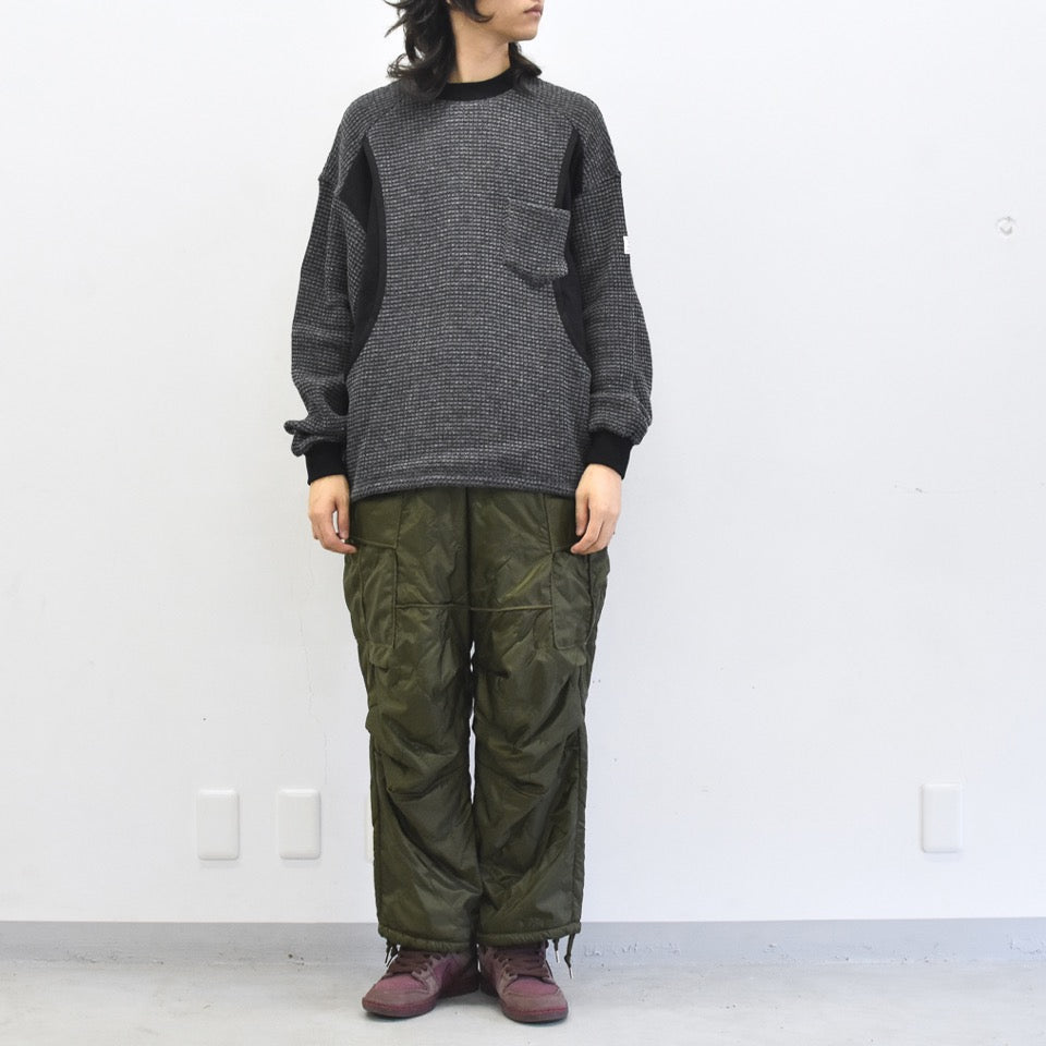 elephant TRIBAL fabrics / Hunting Thermal - GREY BLACK