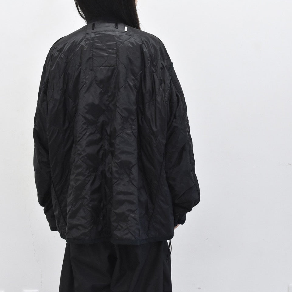 elephant TRIBAL fabrics / Hybrid Quilting Liner - BLACK