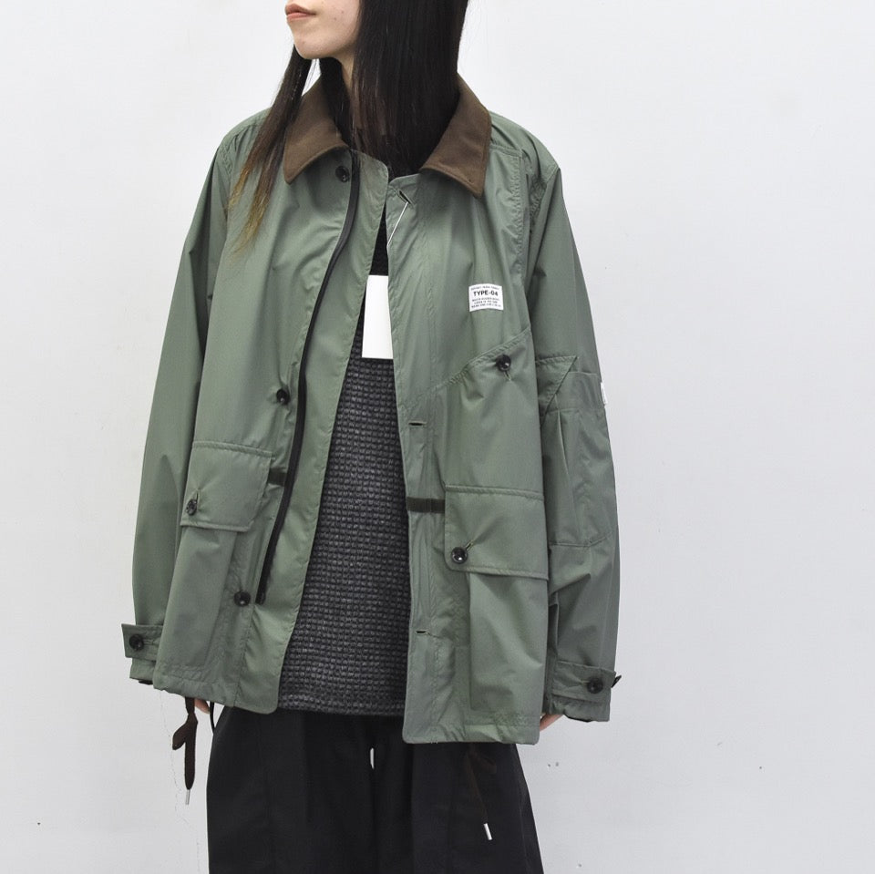 elephant TRIBAL fabrics / Shell Hunting JKT - CELADON