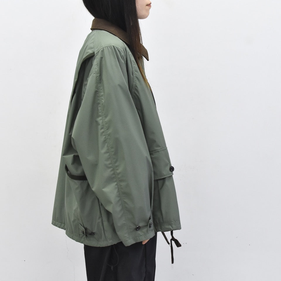 elephant TRIBAL fabrics / Shell Hunting JKT - CELADON