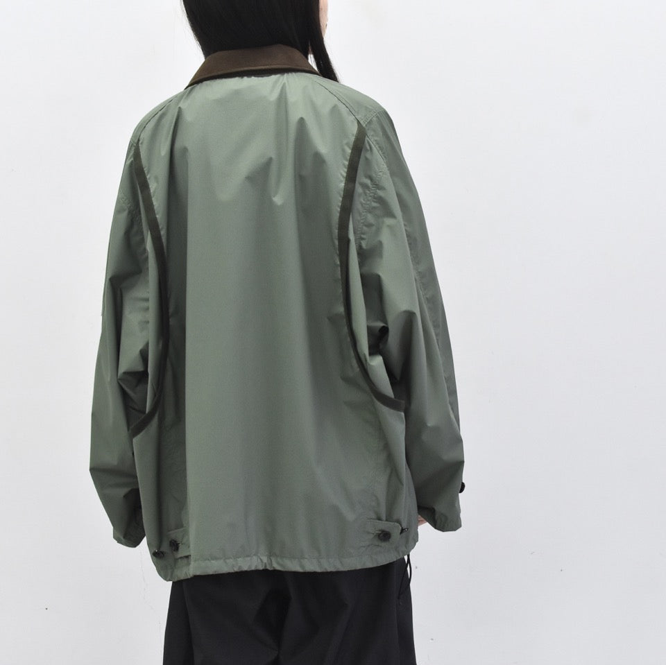 elephant TRIBAL fabrics / Shell Hunting JKT - CELADON