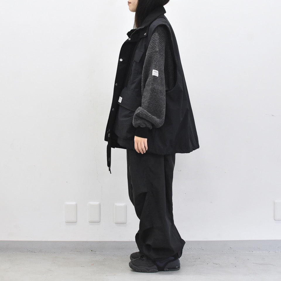 elephant TRIBAL fabrics / Hybrid Mountain JKT - BLACK