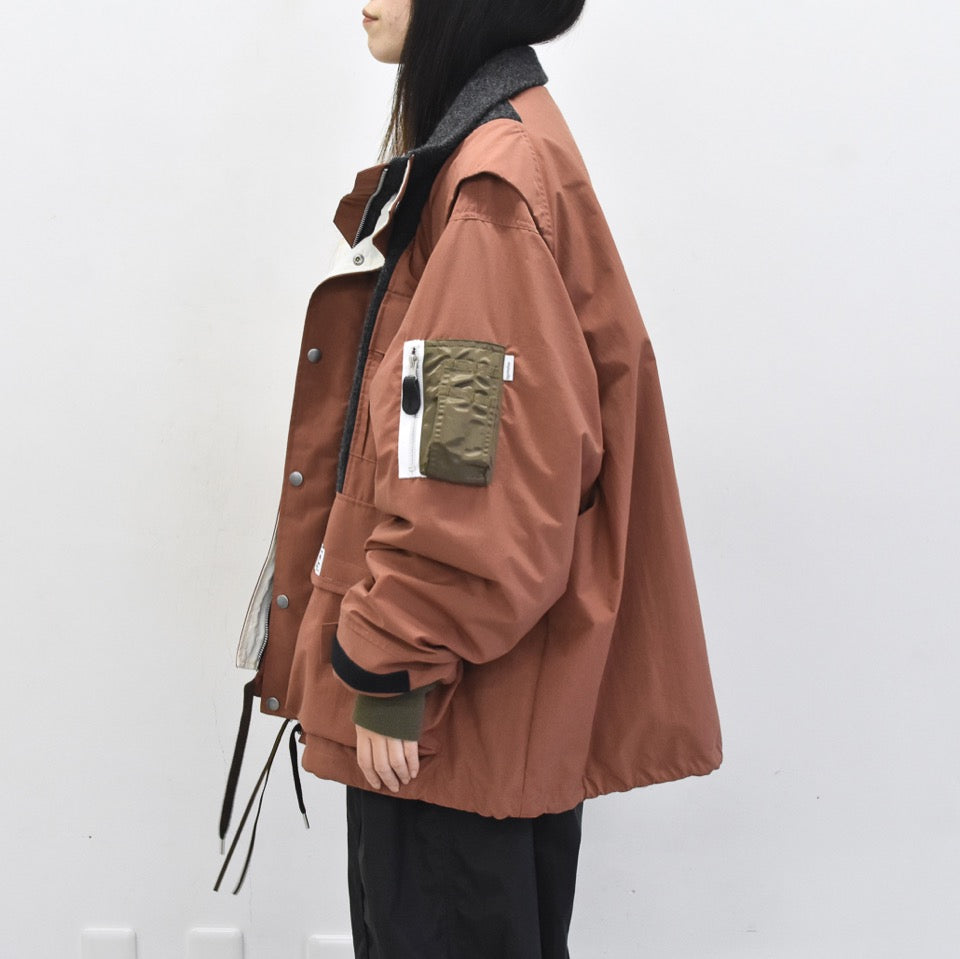 elephant TRIBAL fabrics / Hybrid Mountain JKT - MARSH ROSE