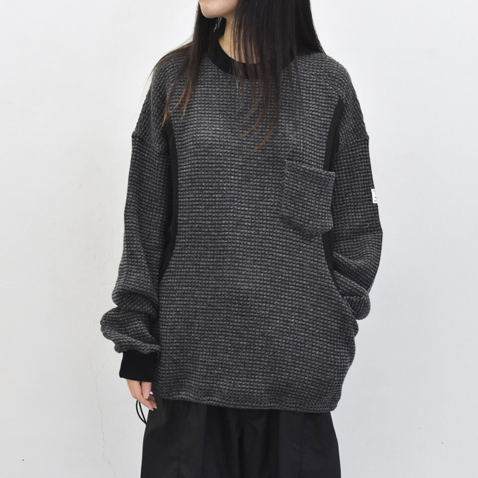 elephant TRIBAL fabrics / Hunting Thermal - GREY BLACK