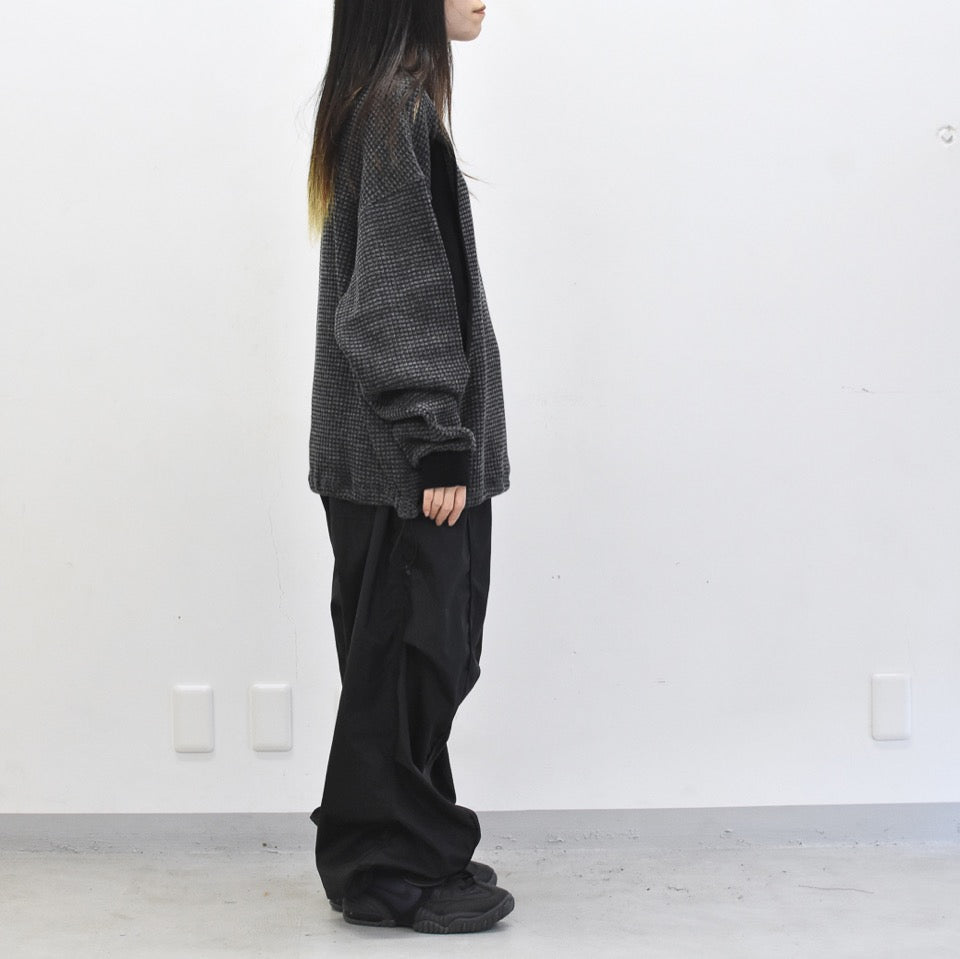 elephant TRIBAL fabrics / Hunting Thermal - GREY BLACK