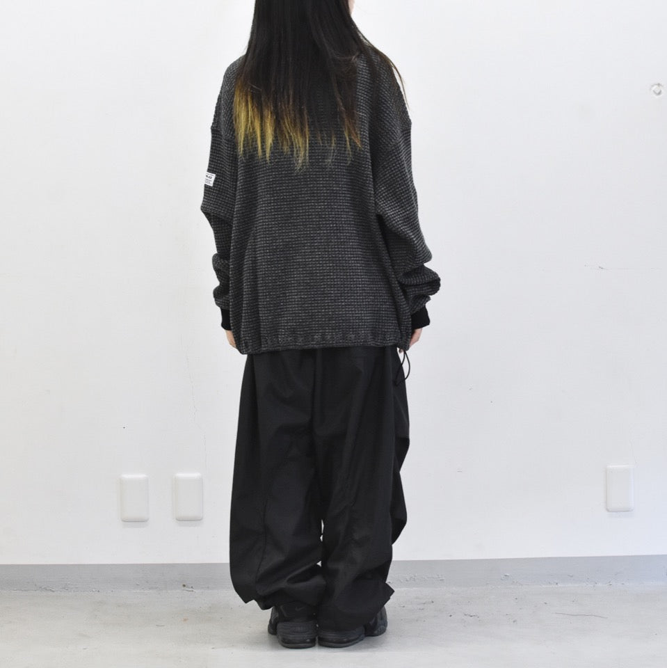 elephant TRIBAL fabrics / Hunting Thermal - GREY BLACK