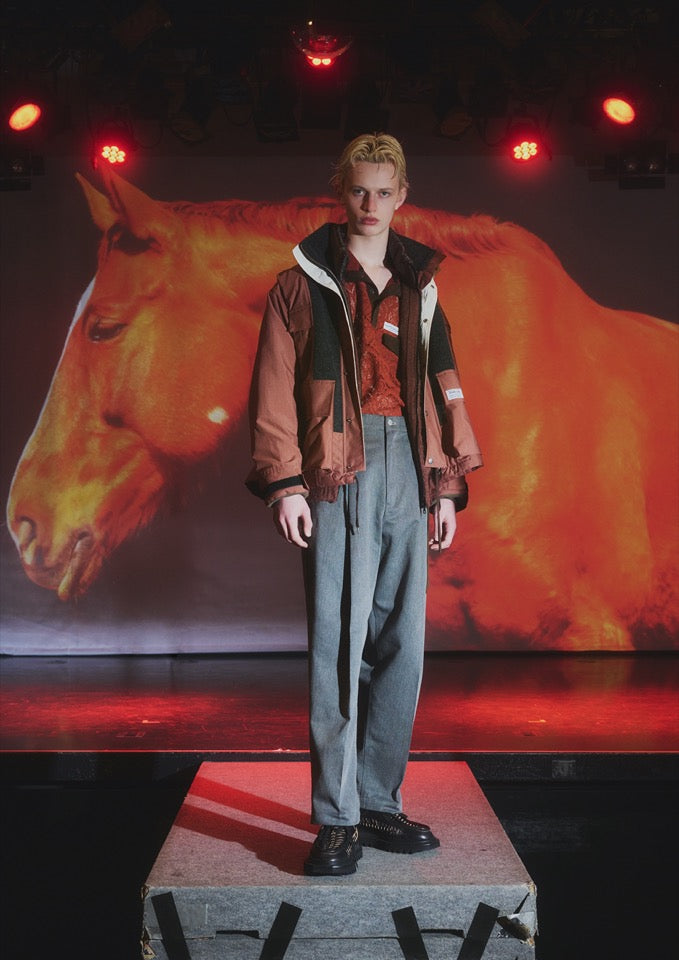 elephant TRIBAL fabrics / Hybrid Mountain JKT - MARSH ROSE