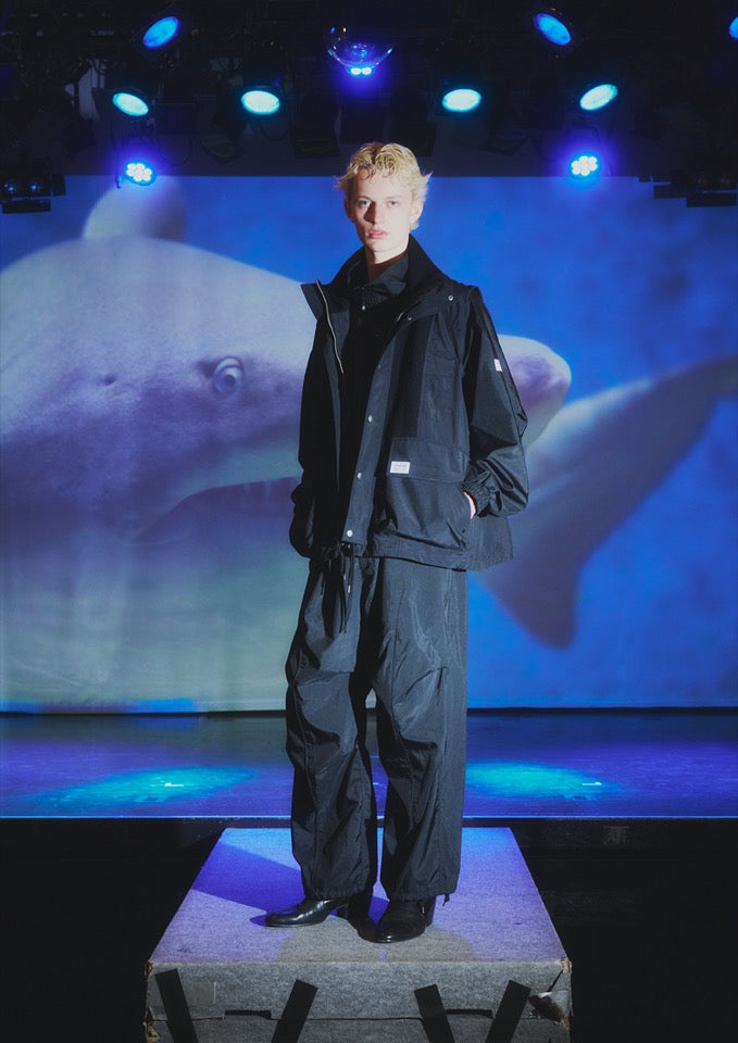 elephant TRIBAL fabrics / Hybrid Mountain JKT - BLACK
