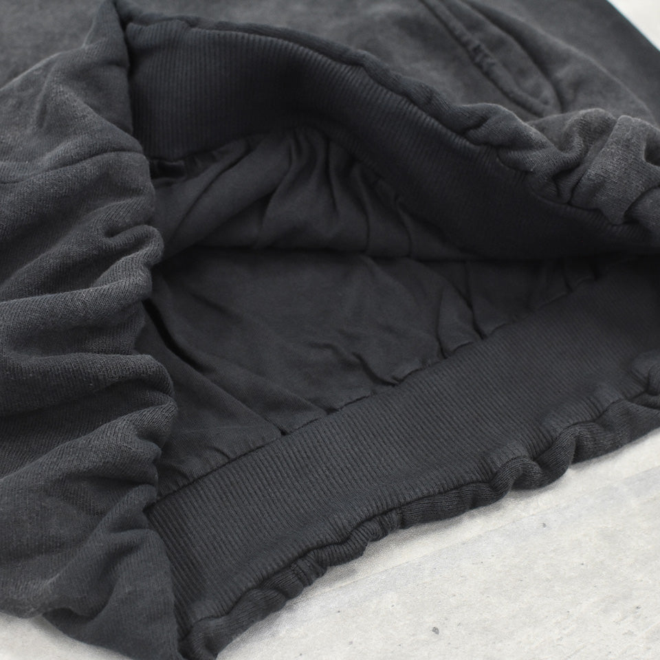 THE JEAN PIERRE / Pigmentdye Dove Turtle Sweat Shirt - FADE BLACK