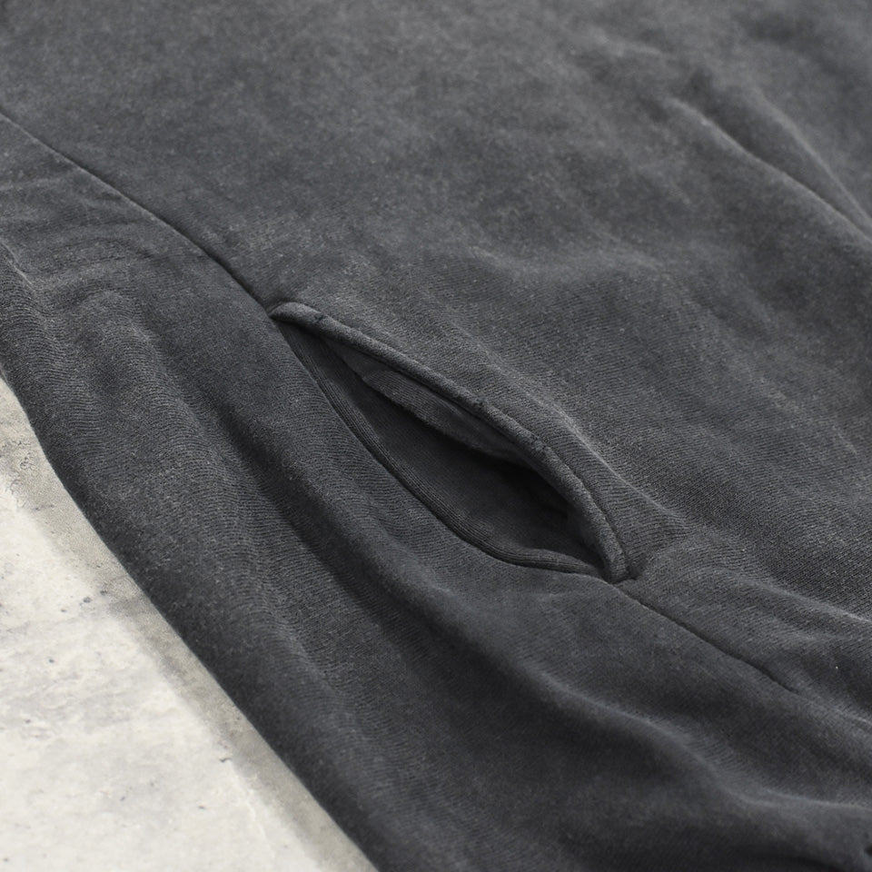 THE JEAN PIERRE / Pigmentdye Dove Turtle Sweat Shirt - FADE BLACK