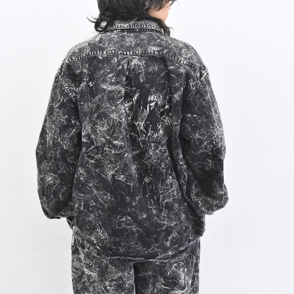 THE JEAN PIERRE / Grunge Denim Shirt - CONTRUST