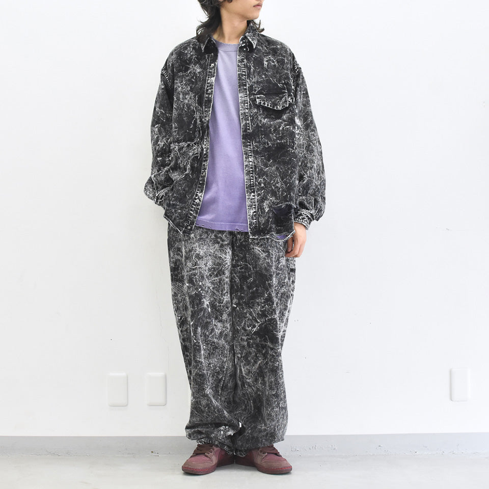 THE JEAN PIERRE / Extra Buggy Denim Trousert - CONTRUST