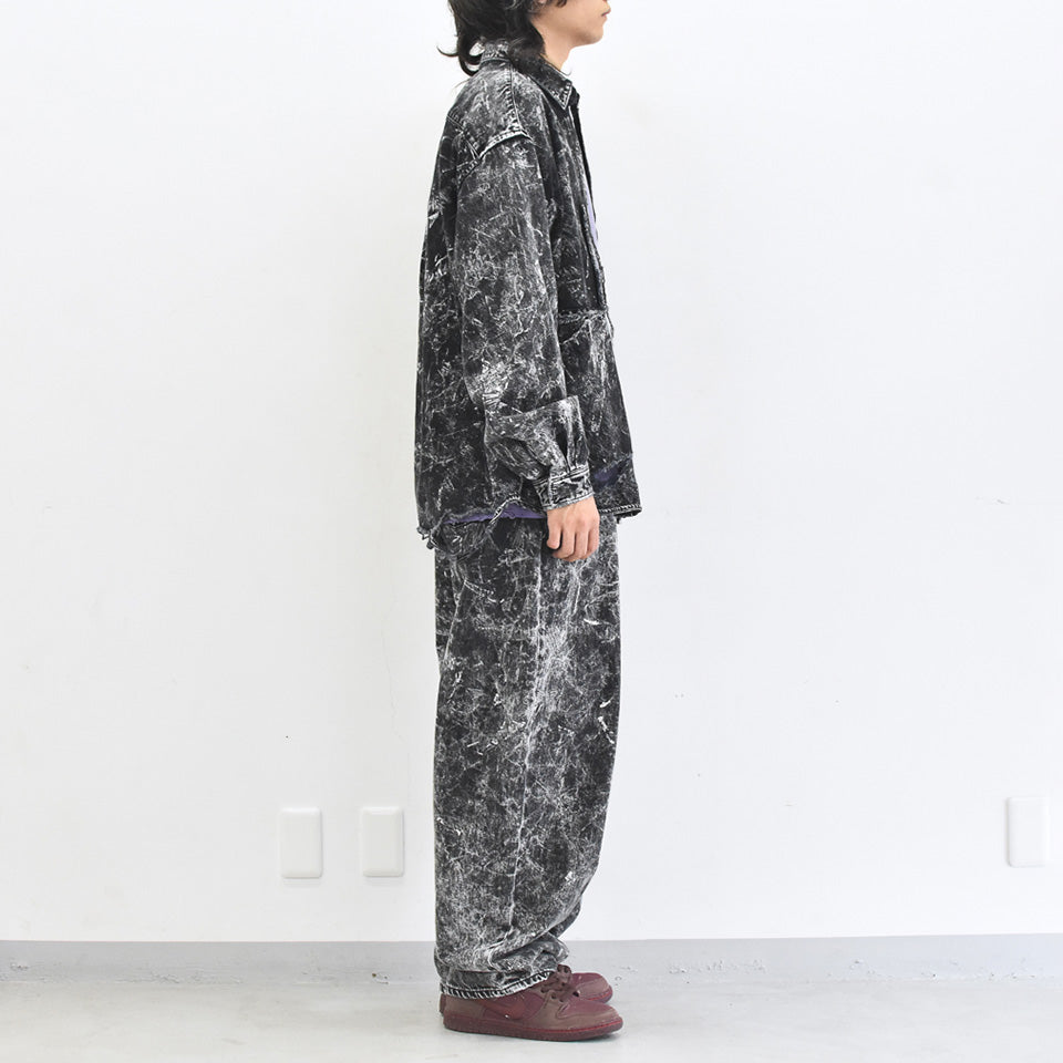 THE JEAN PIERRE / Grunge Denim Shirt - CONTRUST