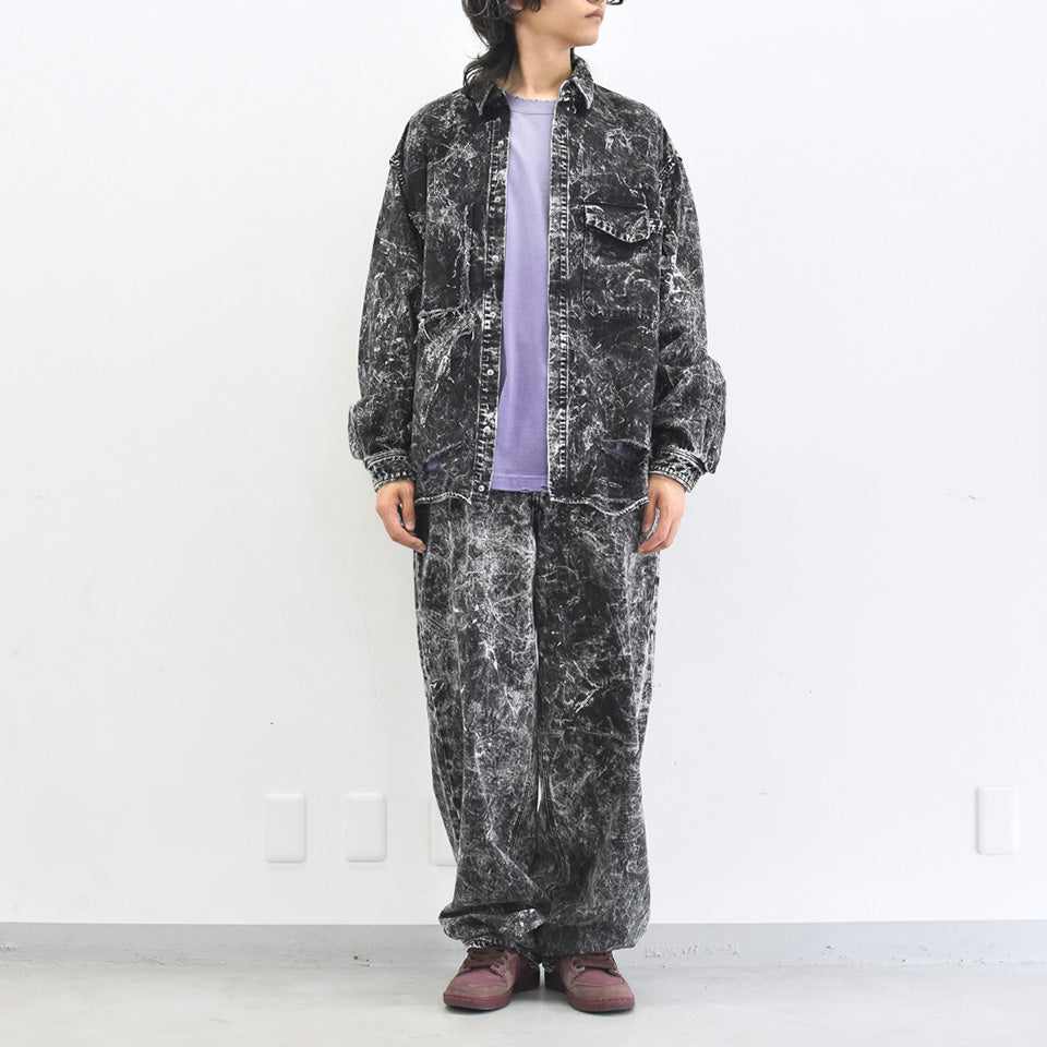 THE JEAN PIERRE / Grunge Denim Shirt - CONTRUST