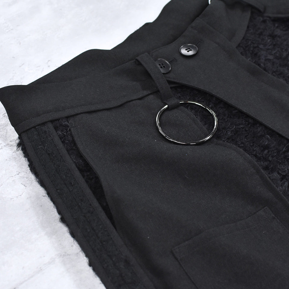 JUVENILE HALL ROLLCALL / 2118 INSIDEOUT FY SHORTS - BLACK