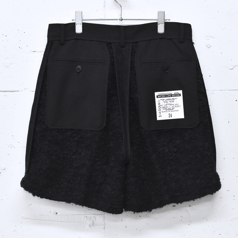 JUVENILE HALL ROLLCALL / 2118 INSIDEOUT FY SHORTS - BLACK