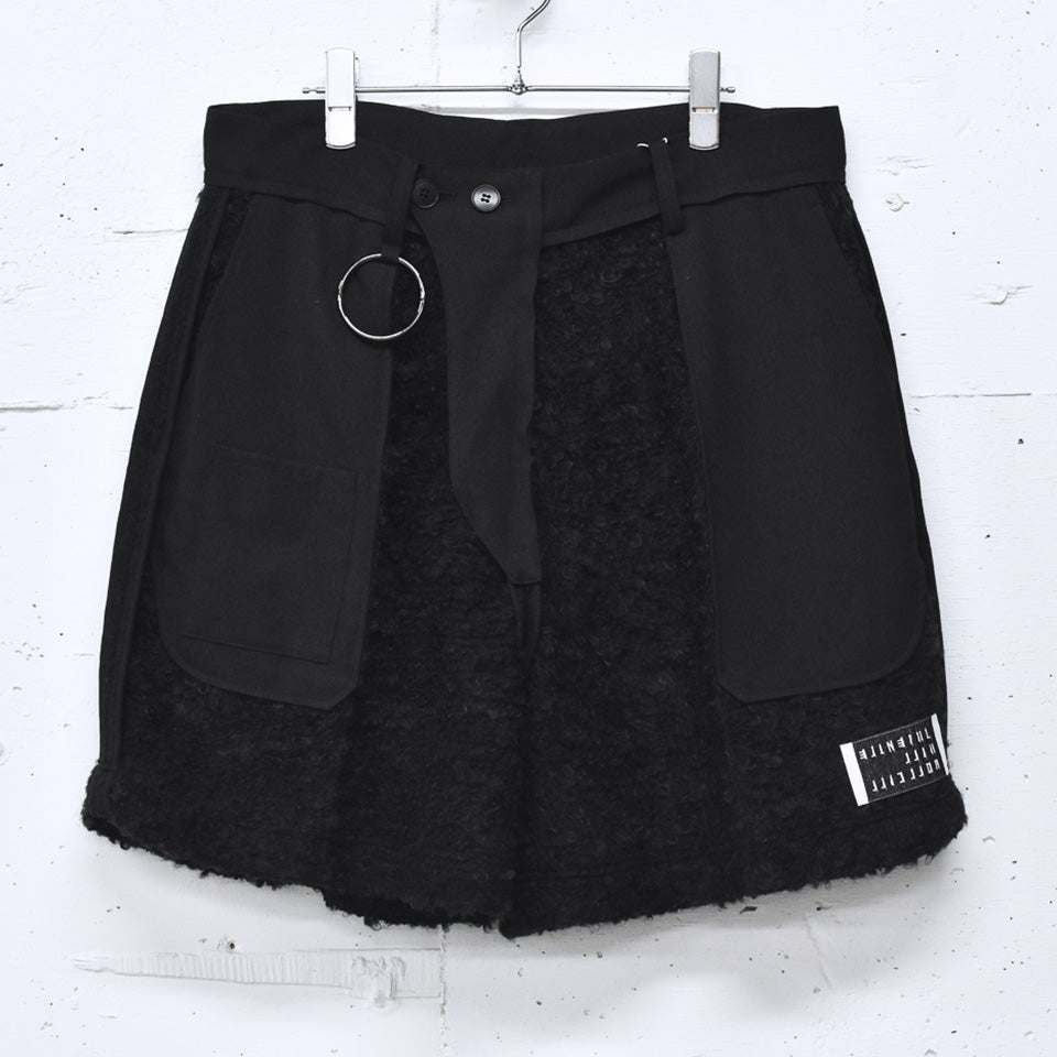 JUVENILE HALL ROLLCALL / 2118 INSIDEOUT FY SHORTS - BLACK