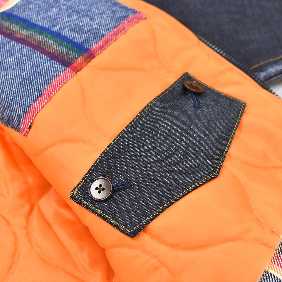 JUVENILE HALL ROLLCALL / 2094 INDIGO UKT FLD JACKET - INDIGO