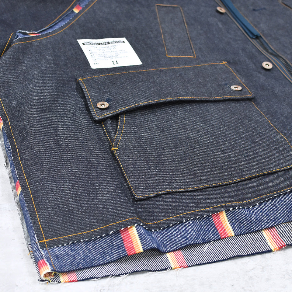 JUVENILE HALL ROLLCALL / 2094 INDIGO UKT FLD JACKET - INDIGO