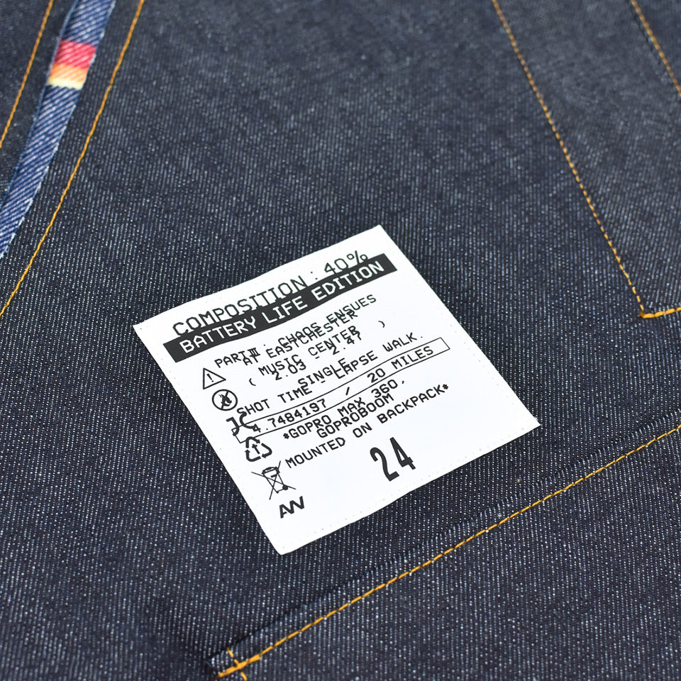 JUVENILE HALL ROLLCALL / 2094 INDIGO UKT FLD JACKET - INDIGO
